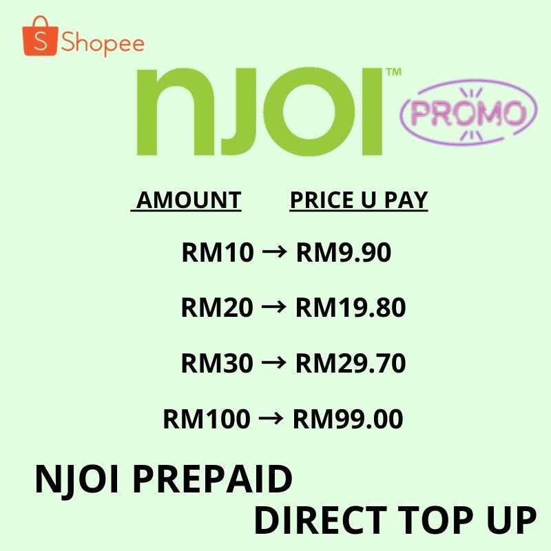 Buy Njoi Instant Top Up Prepaid Seetracker Malaysia