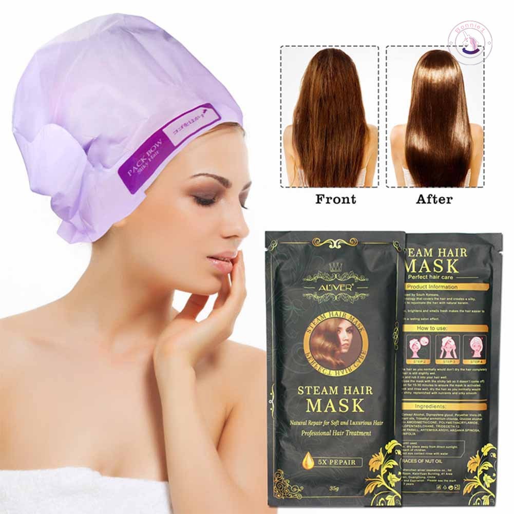 Hair Mask Automatic Heating Steam Nourish Oil Repair Damaged