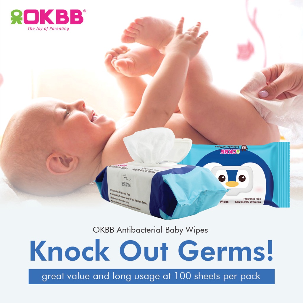 Antibacterial baby fashion wipes