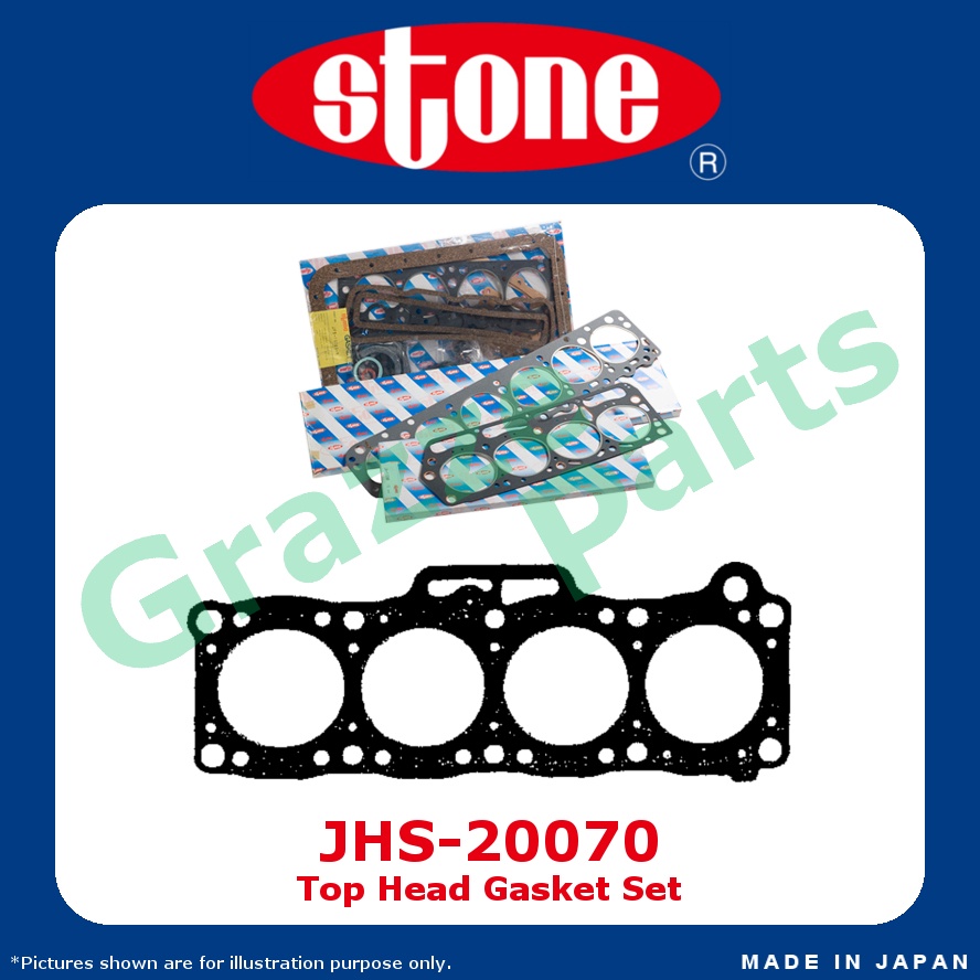 Stone 100% Made In Japan Top Head Gasket Set JHS-20070 Ford Mazda Telstar 1600 Laser Capella 626 1.6