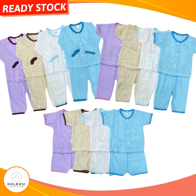 Newborn - 3 Months Baby Eyelet Suit | Baju Baby Berlubang | Baju Bayi ...