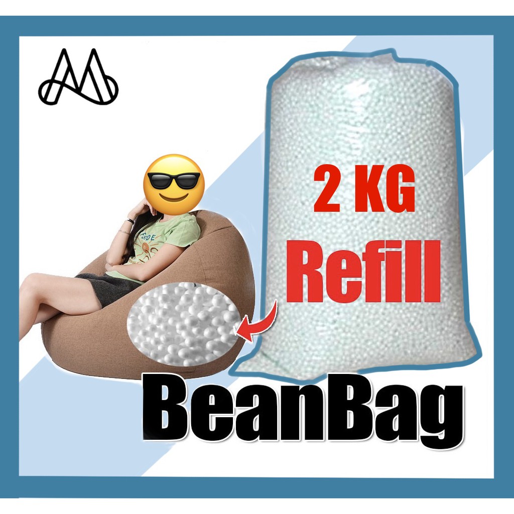 2KG (Poly Foam Polystyrene BEADS)Bean Bag Refill/Beads Fiber/Beads