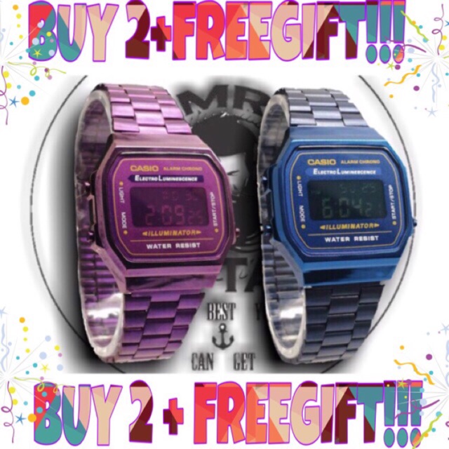 casio violet vintage