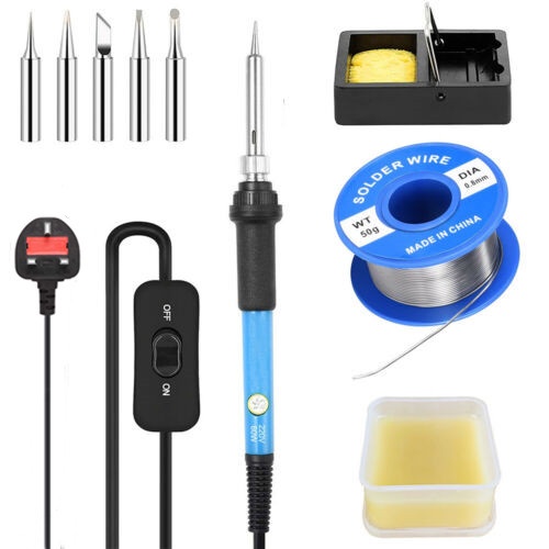 [Malaysian Plug]Soldering Iron Kit Electric Temperature 200℃ to 450