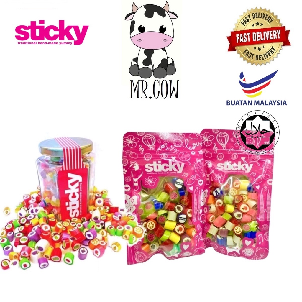 Ready Stock Sticky Candy Mix Rock 70g120g Shopee Malaysia 0006