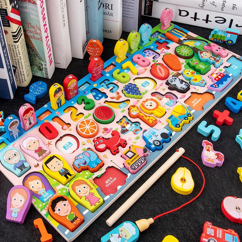Wooden Jigsaw Puzzles Early Childhood Education For Recognition Of ...
