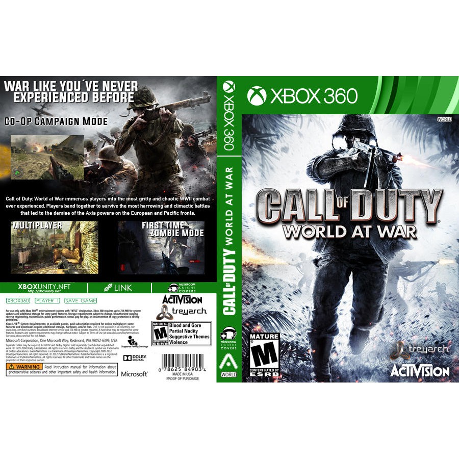 Wegenbouwproces Verder Nieuwsgierigheid Xbox 360 Call Of Duty World At War Offline Games | Shopee Malaysia