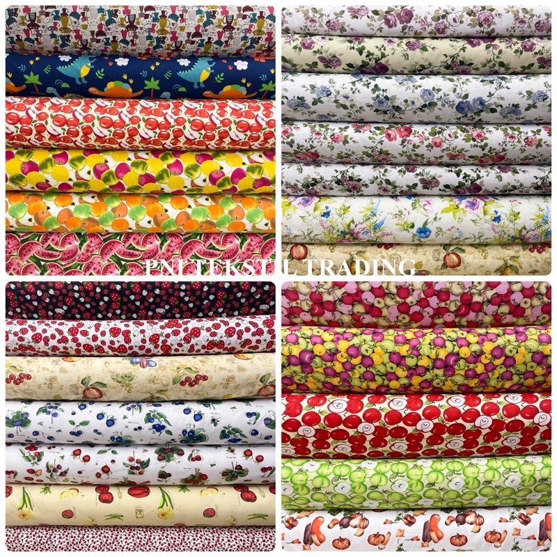(HVC-061-080C) KAIN LANGSIR KANVAS BIDANG 60" / HEAVY COTTON FABRIC WIDTH 60" (Harga untuk 0.5 meter)