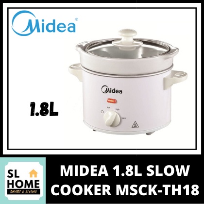 MIDEA MSCK-TH18 1.8L SLOW COOKER WITH 3HEATS SETTING