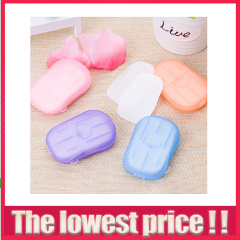 Travel Disposable Soap Tablets Boxed Soap Paper Portable Hand-washing ...