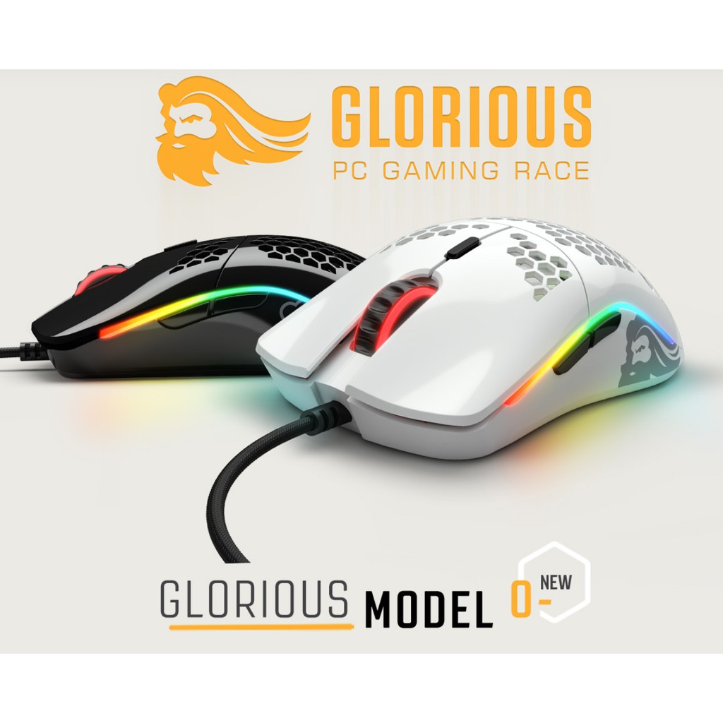 Glorious Pc Gaming Race Model O 58g Usb Rgb Optical Gaming Mouse Matte Black Matte White Shopee Malaysia