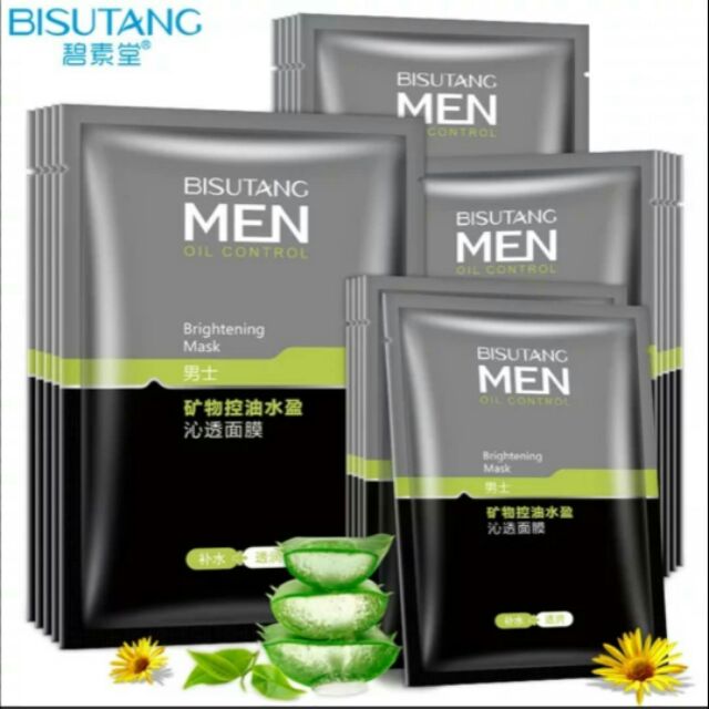WHOLESALE Bisutang Men Mask Brightening Mask Men Mask Men Oil Control Oil Control Mask