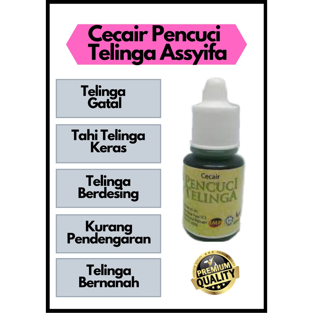 🔥Original🔥Ubat Pencuci Telinga As Syifa Herb Ubat sakit Telinga Titis