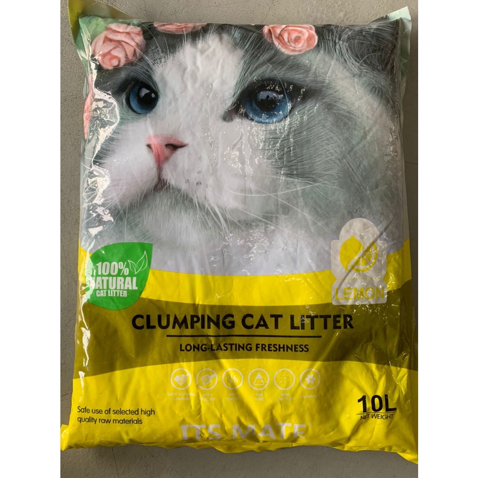 Its Mate Clumping Bentonite Cat Litter 10L Shopee Malaysia