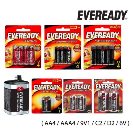 [LOCAL STOCK] Eveready black cat Super Heavy Duty Battery Gold Black