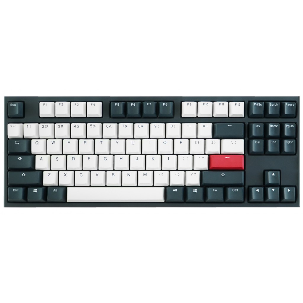 Ducky One 2 Tuxedo Tkl Double Shot Pbt Mechanical Keyboard Cherry Mx Brown Blue Speed Silver Red Shopee Malaysia