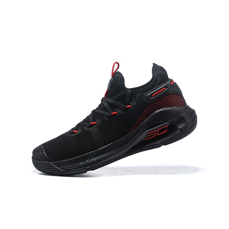 curry 6 black and red