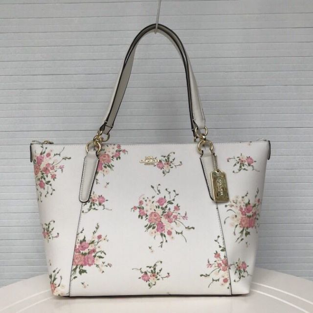 coach ava tote floral