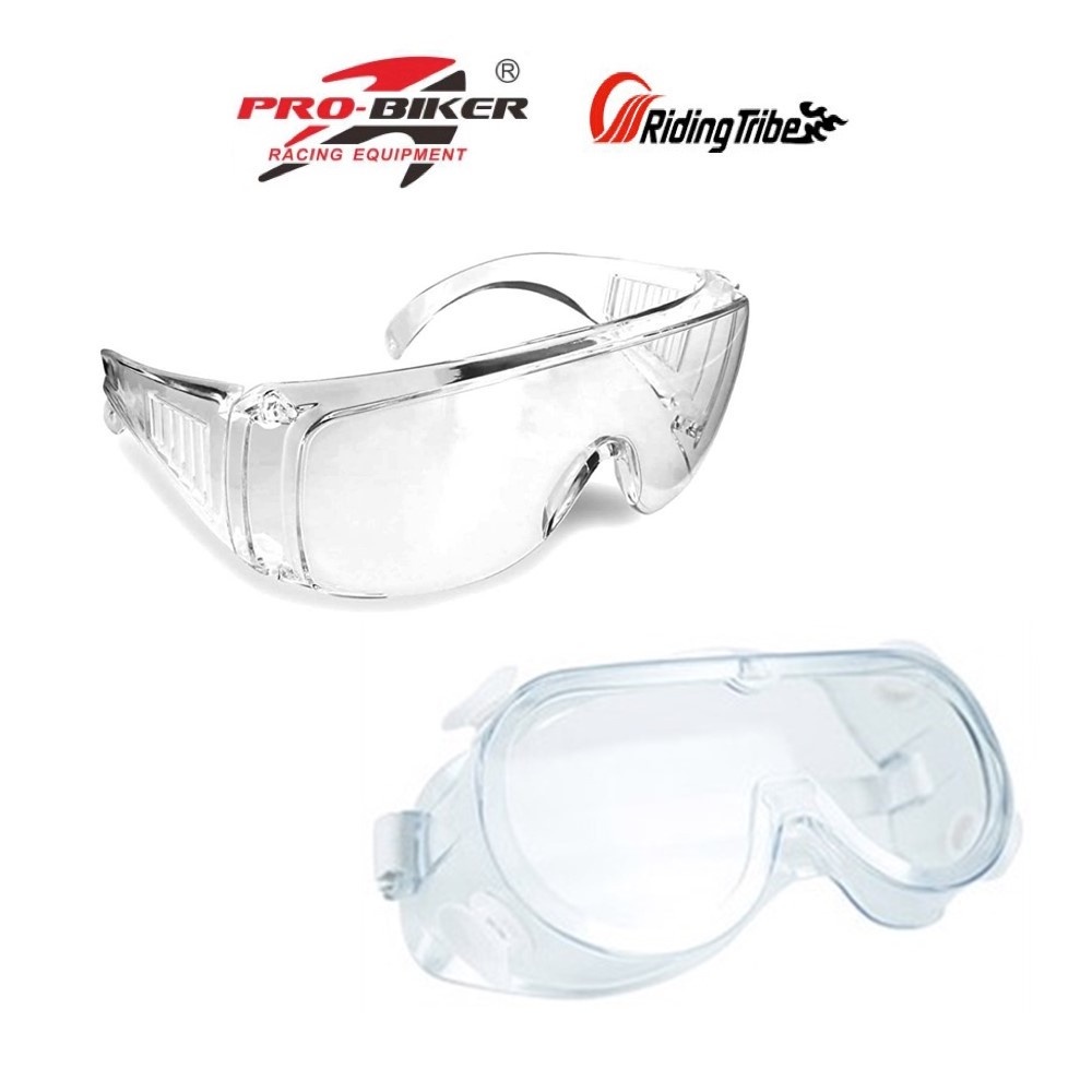 (2 TYPES) ProBiker HD Vision Clear Safety Goggles Anti-Splash Anti-Fog Anti-Dust Anti-Chemical Eyes Shield