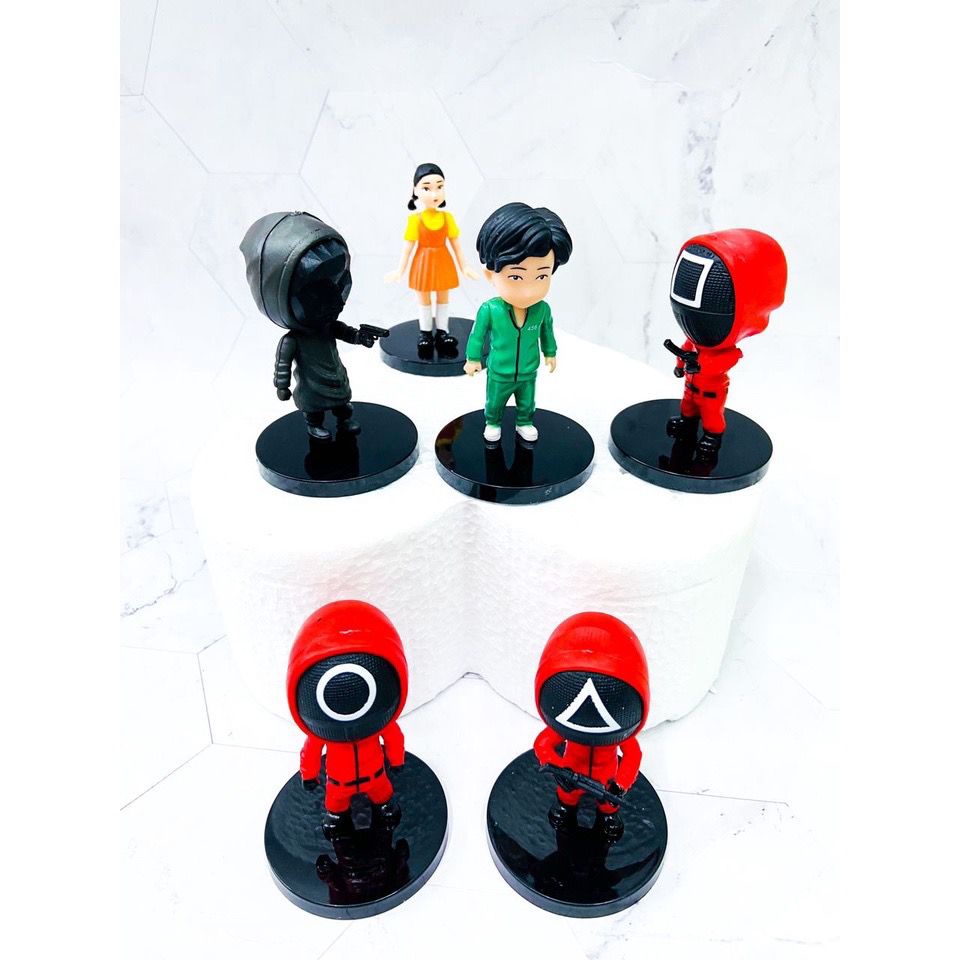 High Quality Squid Game Themed Cake Topper Cake Decoration Squid Game  Topper Cake Decoration Squid Game Cake Topper 鱿鱼游戏 | Shopee Malaysia