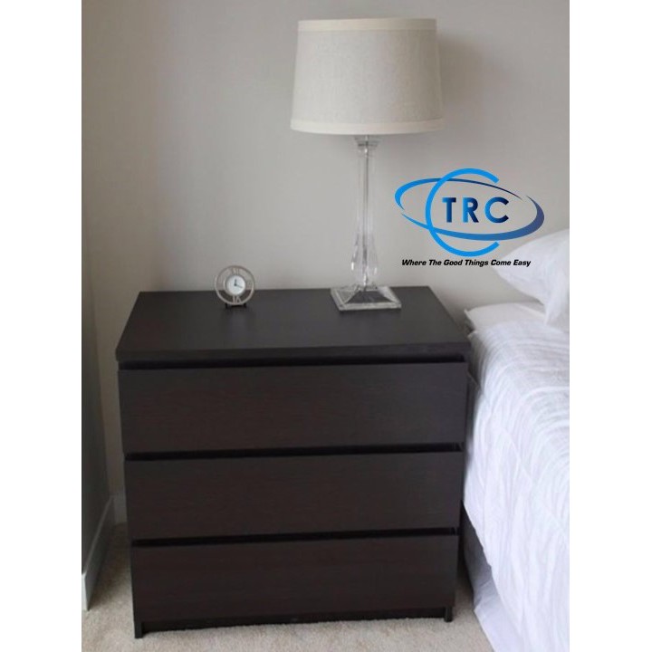 Ready Stock Ikea Kullen Chest Of 3 Drawers Size 70x72cm Shopee