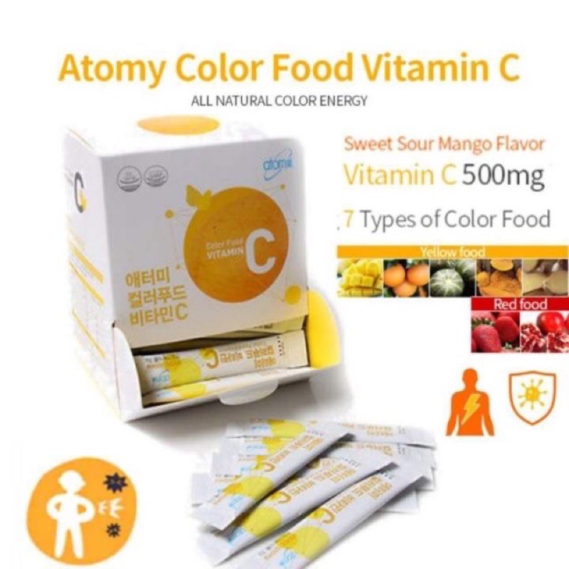 ATOMY Vitamin C 550g Atomy color food vitamin c / Health food / Atomy vitamin Shopee Malaysia