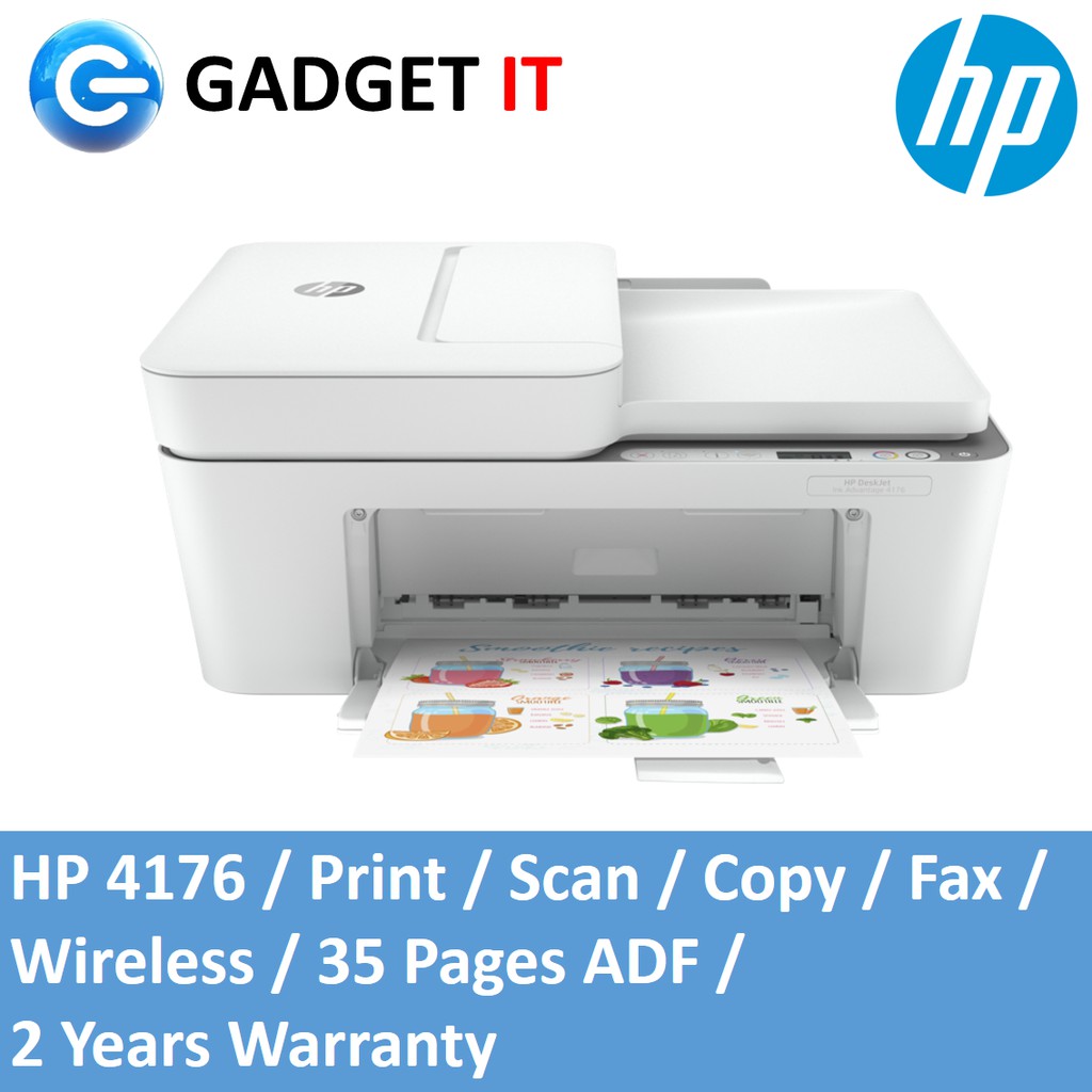 Hp Deskjet Ink Advantage 4176 All In One Colour Printer Print Copy Scan Fax Wireless 7fs95b Replacement 3835 Print Shopee Malaysia