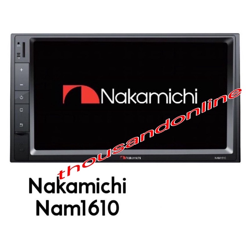 NAKAMICHI NAM1610 - 7" DOUBLE DIN DIGITAL MULTI-MEDIA RECEIVER WITH ...