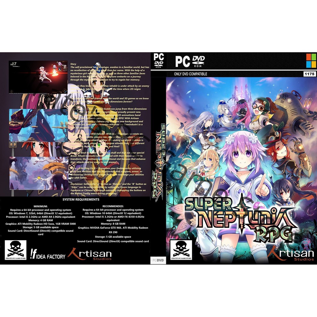 Pc Super Neptunia Rpg Deluxe Edition Shopee Malaysia