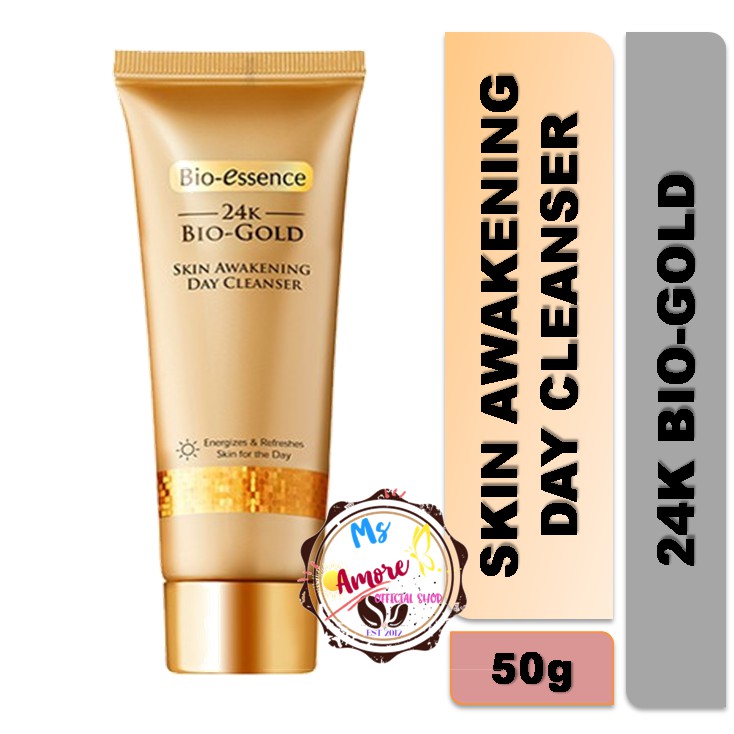 BIO-ESSENCE 24K Bio Gold Skin Awakening Day Cleanser 50g | Shopee Malaysia