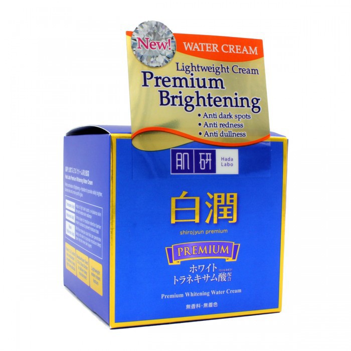 Hada Labo Premium Whitening Water Cream 50 G Shopee Malaysia