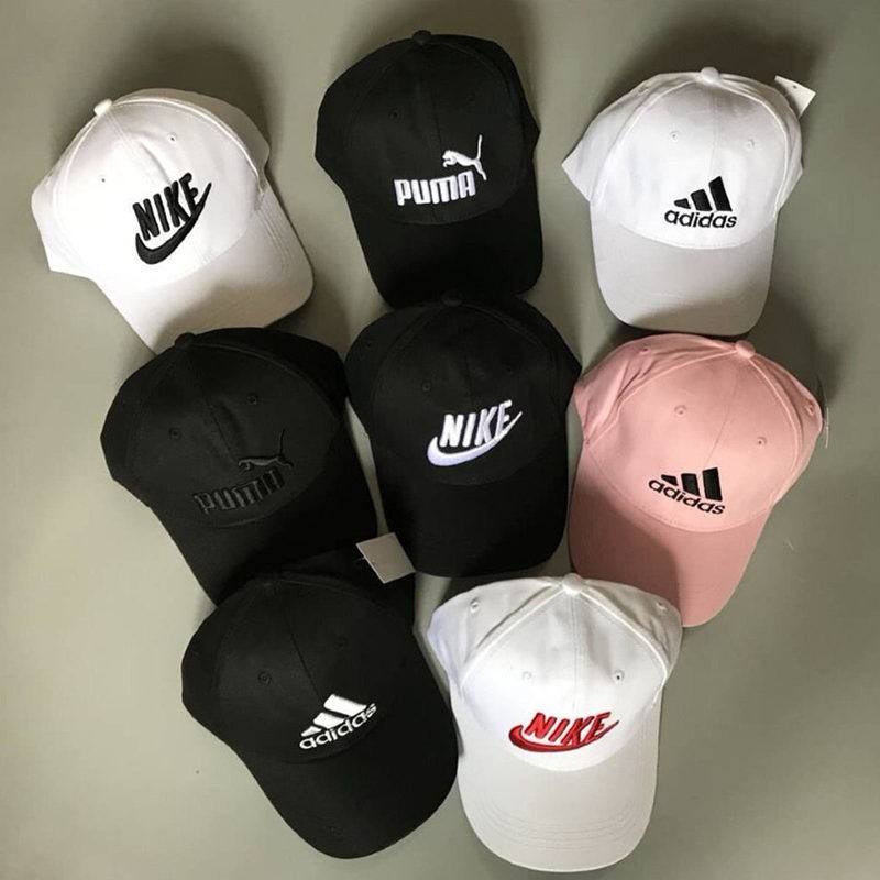 nike and adidas caps