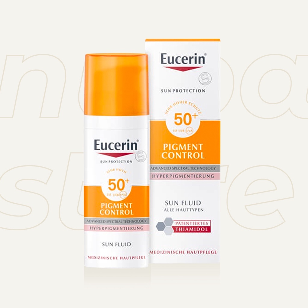 Eucerin Pigment Control Sun Fluid Sunscreen SPF50 + 50ml (European ...