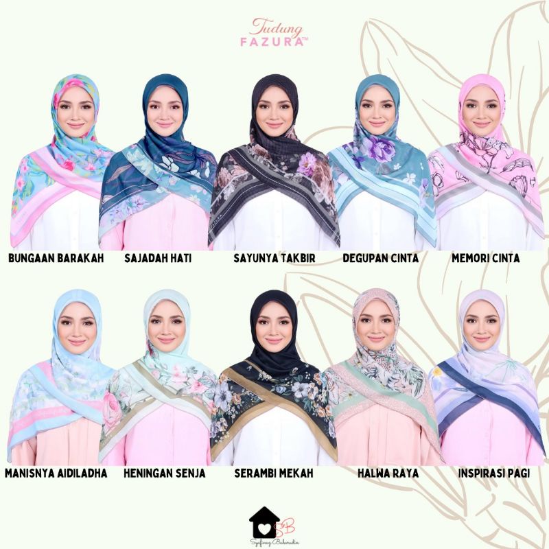 Tudung Bawal Fazura Manisnya AidilAdha