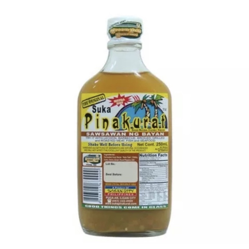 Suka Pinakurat Extra Hot Spiced Natural Coconut Vinegar 250ml Shopee