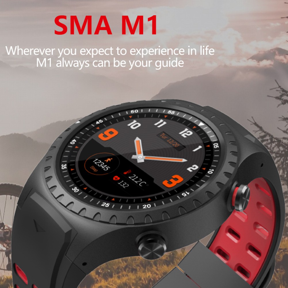 sma m1 ip67 waterproof gps smart watch