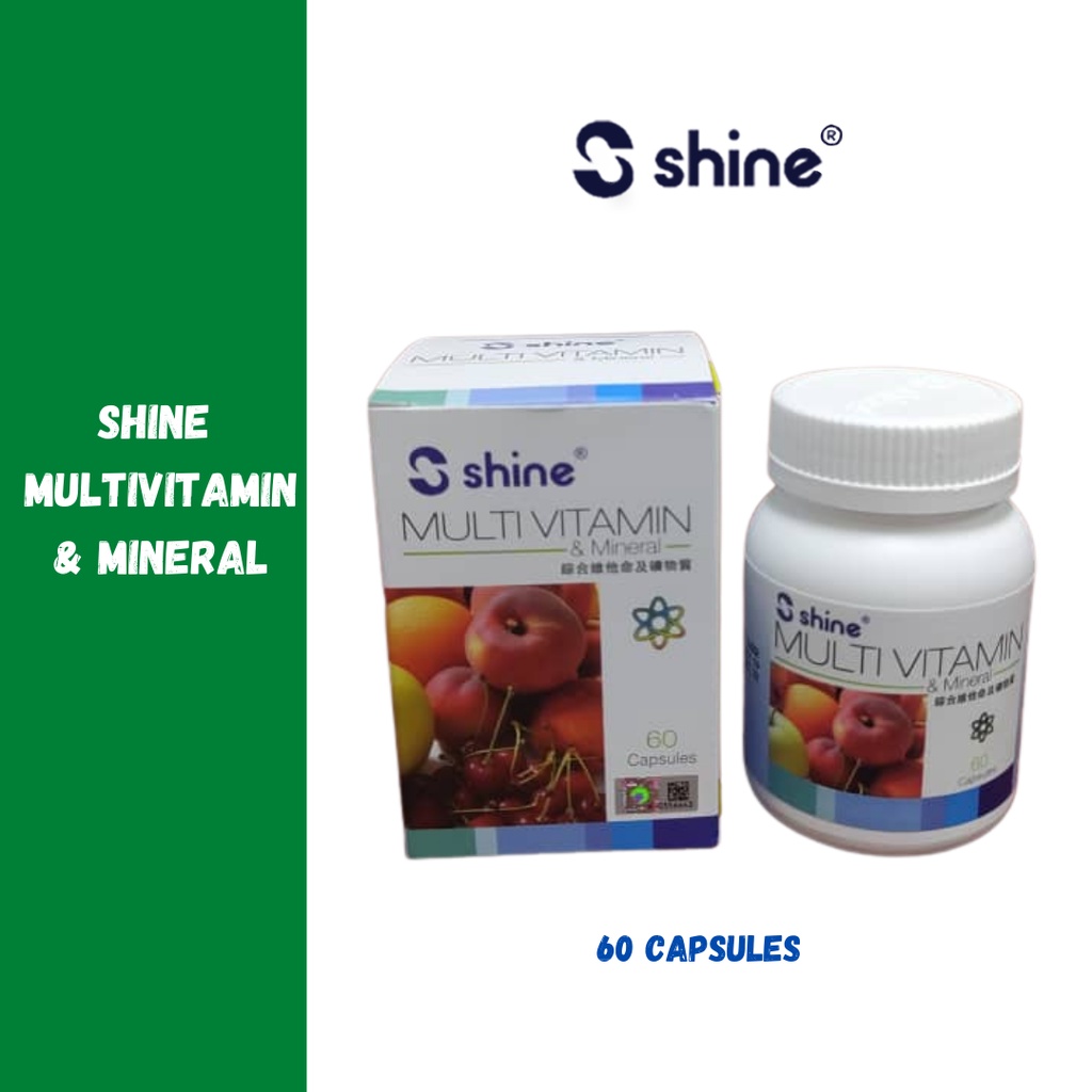 (EXP 10/22) SHINE MULTIVITAMIN & MINERALS Capsules (60s) Shopee Malaysia