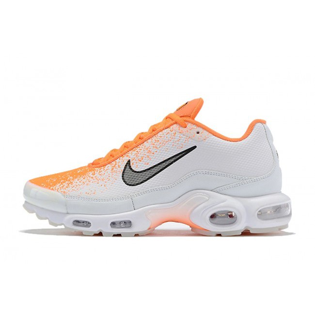 nike air max plus tn white orange