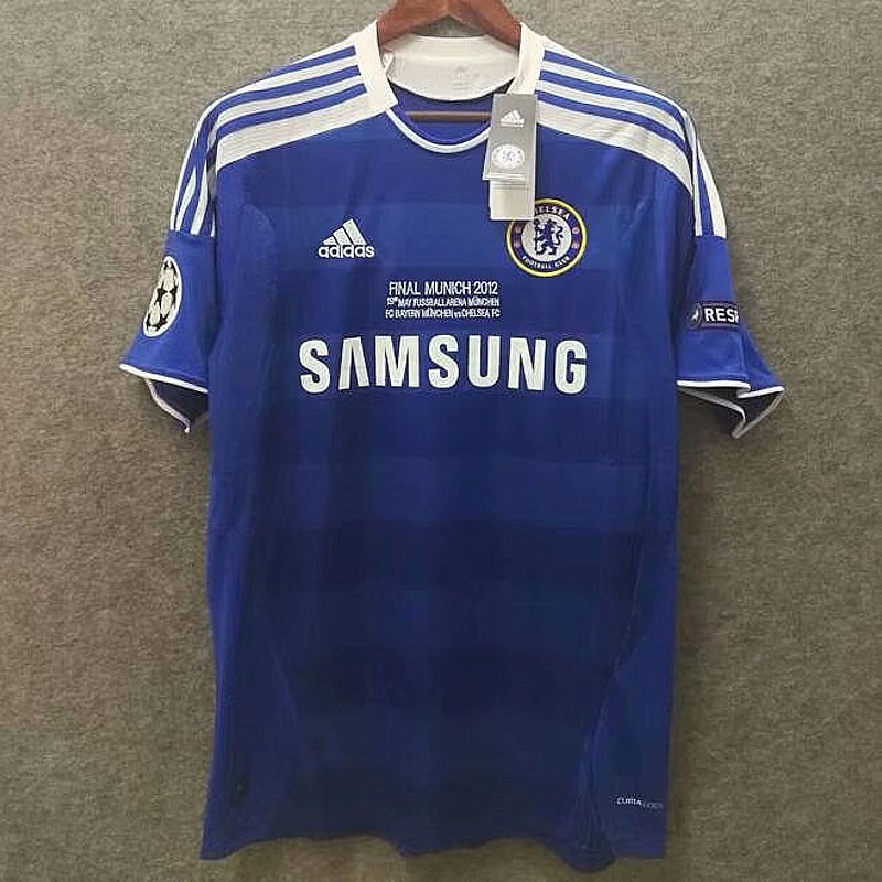 Chelsea 2012 Champions League Final Retro Jersey Men Adult –