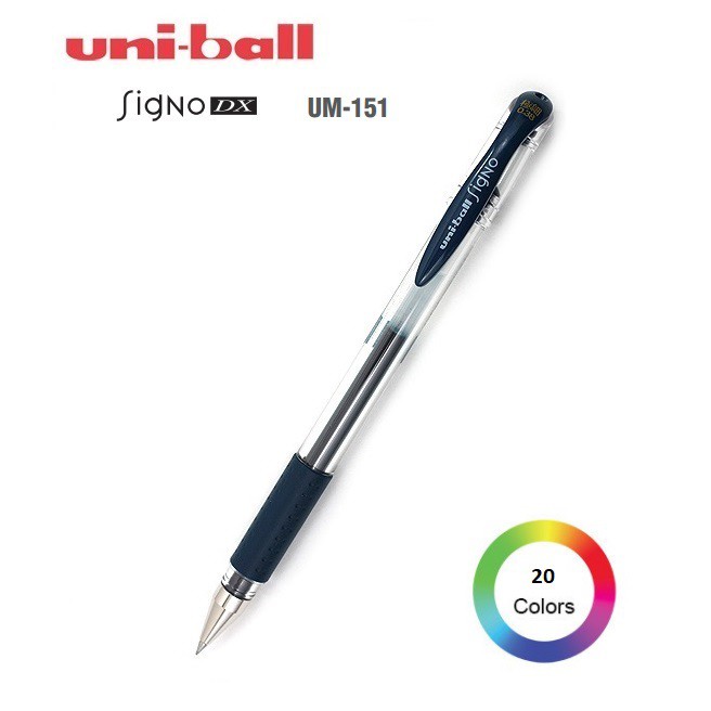 Uniball Uni Signo Dx Um 151 Gel Pen 0 38mm Shopee Malaysia