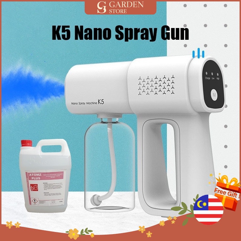 Nano Spray Gun K5 Sanitizer Atomizer Disinfection Spray Machine Atomz