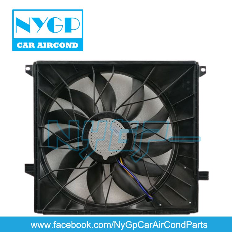 センターバレーBrock Replacement Radiator Cooling Fan Assembly Compatible