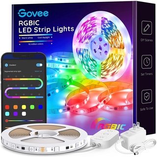 Govee LED-Leuchtstreifen Smart Wi-Fi + Bluetooth, 5 m, multicolor