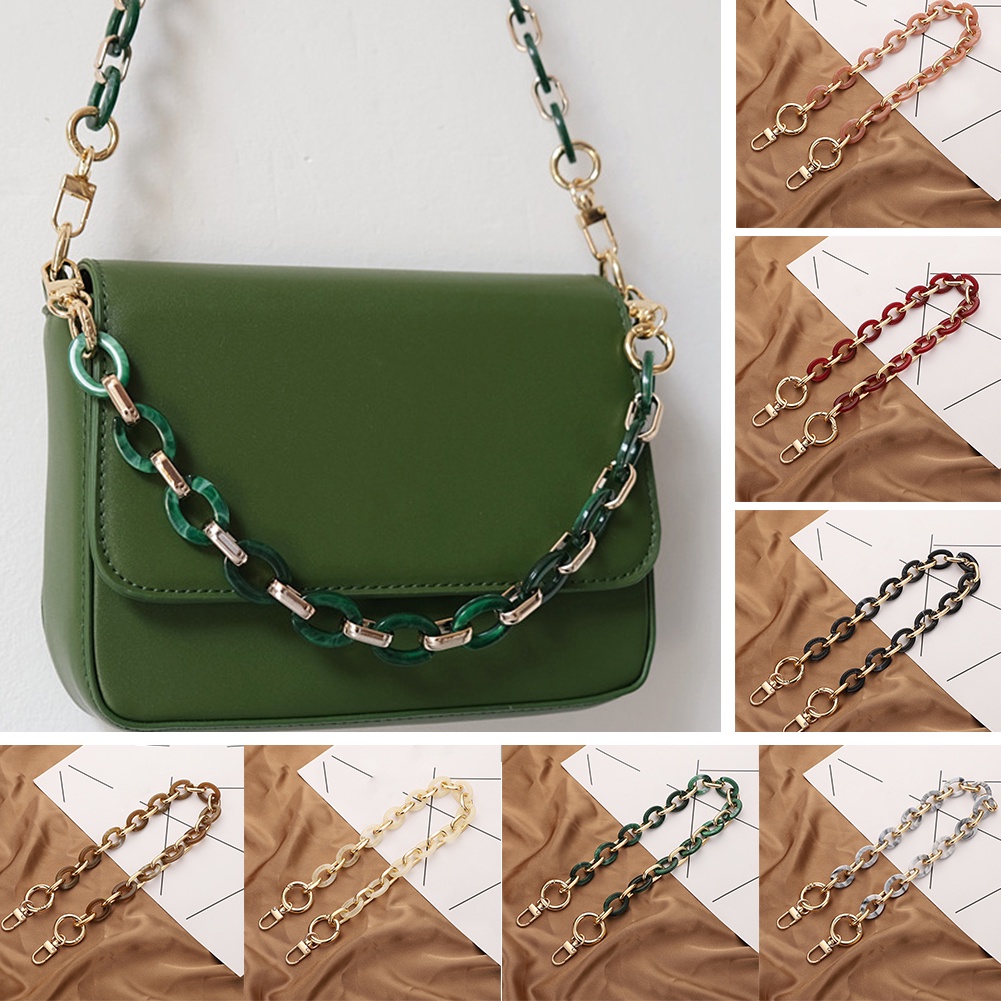 High Quality Acrylic Chain Messenger Handbags Belts Women Shoulder Bag Strap Chic Fashion 40/60CM