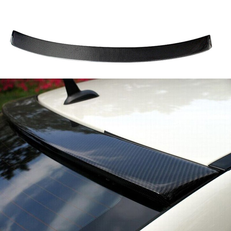 Mercedes Benz w204 AMG carbon fiber rear roof top glass ducktail lip ...