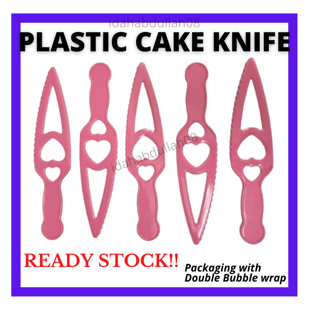 Pisau kek Plastik Plastic cake knife Birthday Cake Knife Cake Slicer