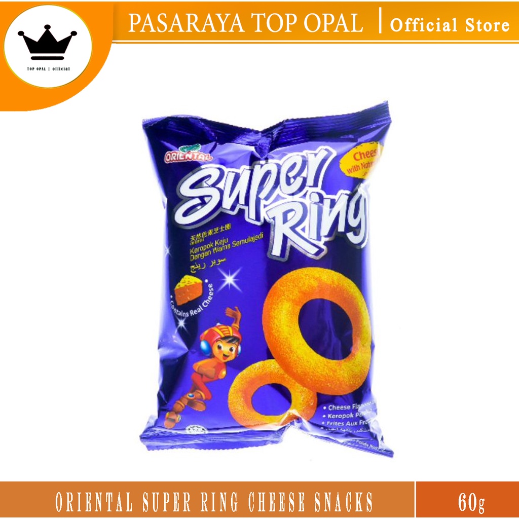 najib's favorite snack !! Oriental Super Ring Cheese Snacks 60g