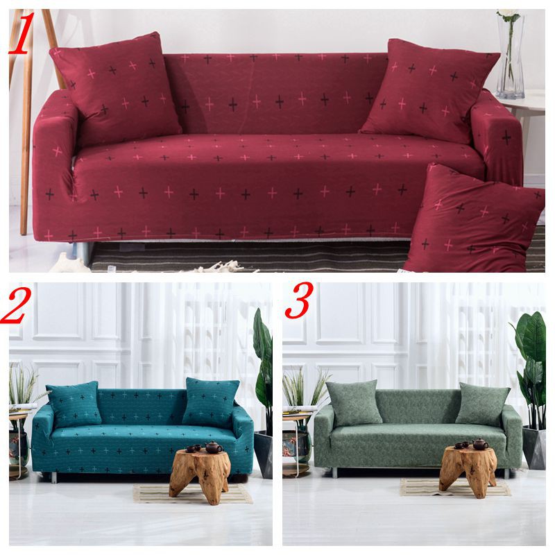 Red Green Stylish Sofa Cover Allover Home Living Room Couch Covers