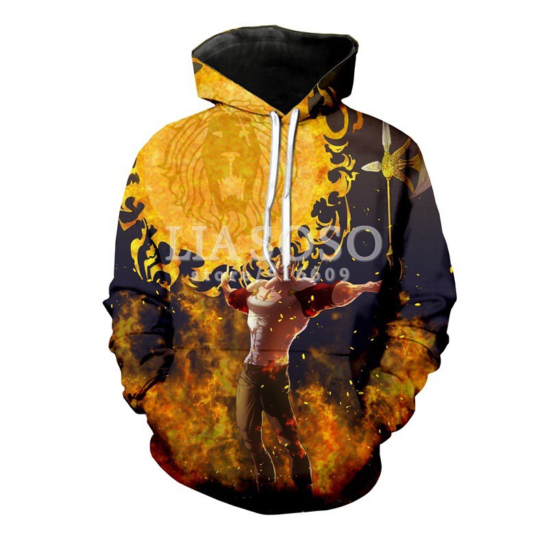 seven deadly sins escanor hoodie