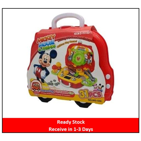 mickey mouse toy kitchen set